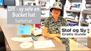 DIY - sy selv en Bucket hat - en gratis Stof og Sy Guide
